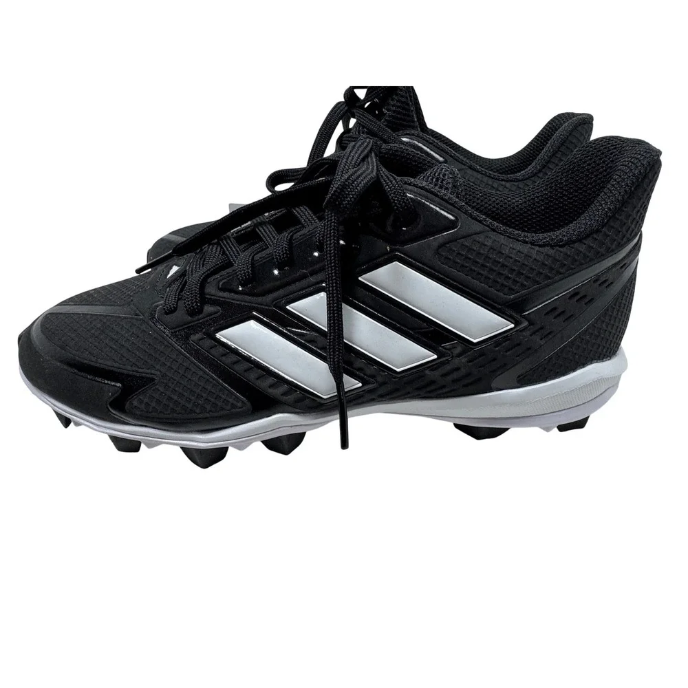 Adidas Icon 8 MD Baseball Cleats Mens 6.5 Black White NWT IG9589 Molded Athletic
